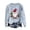 Light Blue, variant on Unir Womens Christmas Sweater, Sweaters For Women, Womens Crew Neck Knit Pullover Sweater, Santa Graphic Holiday Sweater Top, 1 Unit, SâXXL, Plus Size Friendly
