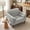 Chenille-Light Gray, variant on UIXE Corduroy ArmChair, Modern Upholstered Accent Chairs Comfy Single Reading Sofa Chair with Pillows for Living Room Bedroom Reading Room, Green