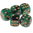 thumbnail image 2 of Dados de seis caras de 16 mm 5 Piezas D6 Dados Translúcidos Juegos de Matemáticas para, 2 of 8