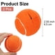 thumbnail image 2 of Uxcell 2 Pcs Pelotas de Tenis Pre-cortadas para Andadores, Accesorios Universales de Pelotas deslizantes para Andadores para Protección de Muebles y Suelos, Naranja, 2 of 6