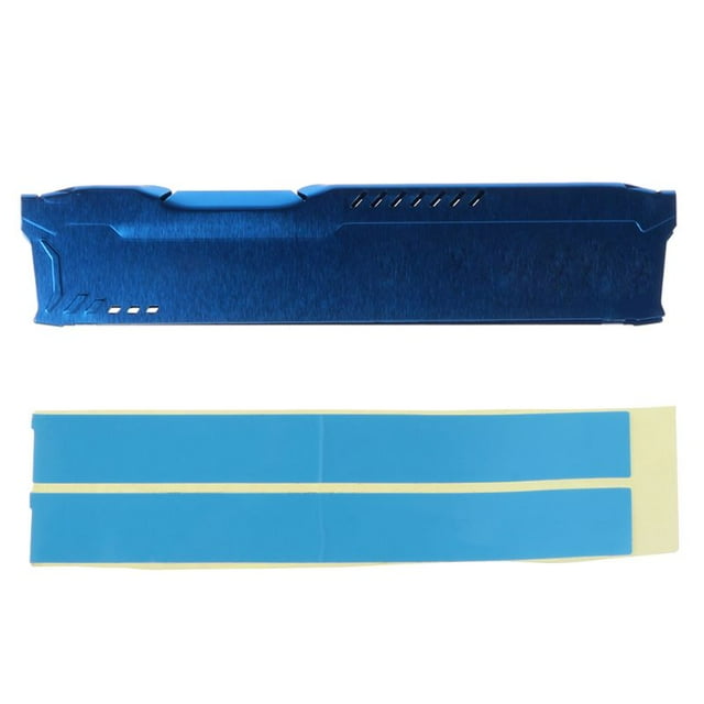 1Set RAM Heatsink Radiator Cooling Heat Sink Cooler for DDR2 DDR3 DDR4 Desktop Memory Heat Dissipation Pad Blue