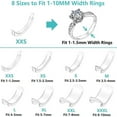 thumbnail image 5 of 〖Hellobye〗8 Sizes Silicone Invisible Ring Size Reducer Adjuster Ring Sizer Fit Any Rings, 5 of 5