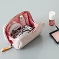thumbnail image 3 of Portable Cosmetic Bag Polyester Zipper Pouch Large Capacity Cosmetic Organizer For Women, 3 of 5