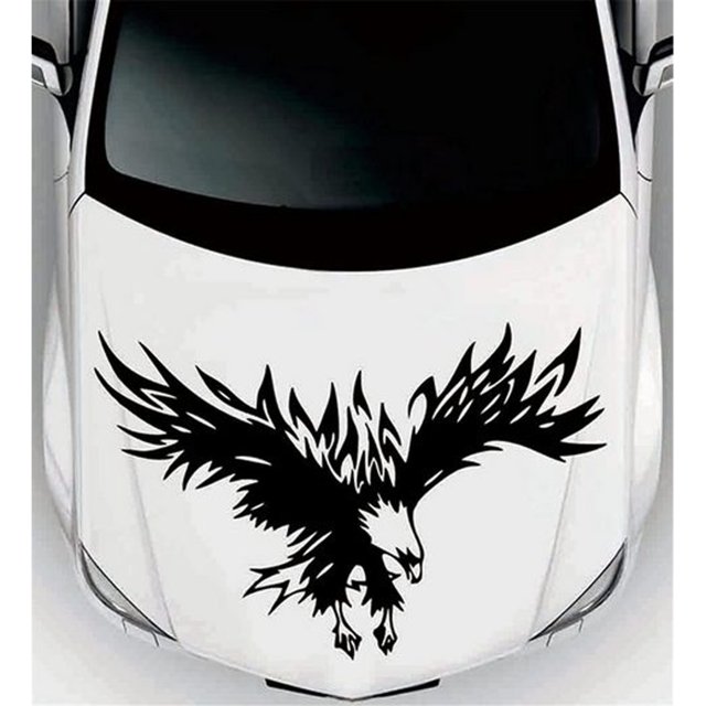 CHAO (80 cm × 50 cm) Calcomanías personalizadas para automóviles Calcomanías para autos de águila Calcomanías decorativas multifuncionales Calcomanías creativas Calcomanías de animales Accesorios exte