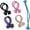Solid color hair rope, variant on Knotted Button Hair Tie Set,Knot Scrunchies Elastic Rubber Band Hair Ropes for Women,High Ponytail Tie Hair Rope Stretchy Thickened Durable for Thick and Long Hair,5Pieces