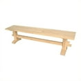 thumbnail image 1 of International Concepts Banc Tréteau Non Fini, 1 of 7