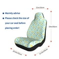thumbnail image 5 of Yiaed Duck Cartoon Print Car Seat Covers,Universal Auto Seats Protector Fits for Car,SUV Sedan,Truck,Automotive Seat Covers & Accessories-1, 5 of 9