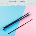 thumbnail image 4 of CIMAXIC 1 Set Kid Soprano Recorder 8 Hole Clarinet Music Instrument with Cleaning Rod,12.8"X0.79"X0.79", 4 of 4
