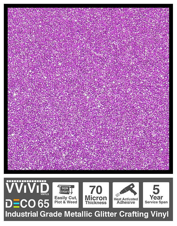 Craft Vinyl Contact Paper Flake Metallic Glitter Purple 6ft x 1ft