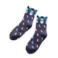 thumbnail image 2 of Women's Christmas Stockings Cotton Cozy Plush Winter Warm Socks Thermal Mid Crew Lounge Socks Holiday Party Gift Christmas Stockings, 2 of 4
