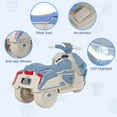thumbnail image 5 of Arlopu 6V Electric Motorcycle for Kids, Battery Powered Motorcycle Ride-on Car 3 Wheels Trike with LED Highlight & Music, Gift for Boys Girls Ages 3+, Blue, 5 of 9