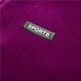 thumbnail image 6 of Lovskoo Mens and Womens Winter Coats Polar Fleece Thick Thermal Long Sleeve Stand Collar Casual Zipper Outwear Recreation Jacket Purple, 6 of 7