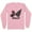 Pink, variant on What Christmas Cat Long Sleeve Shirt Unisex Large White
