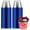 Blue, variant on 50 Pcs Plastic Cups 9 oz Rimmed Plastic Cups Heavy Duty Wine Glasses Cocktail Glasses Drinking Tumblers for St. Patrick's Day, Easter, Weddings, Graduation, Birthdays Parties(Red)