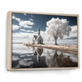 thumbnail image 2 of Designart "horizon Church Sacred Reflections II" Spiritual Floater Framed Canvas Wall Art, 2 of 7