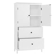 thumbnail image 6 of Smuxee Bathroom Storage Cabinets with Doors and Shelves,Bathroom Drawer Organizer,White, 6 of 7