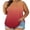 Red, variant on Women Plus Size Workout Tanks Oversized Gradient Sleeveless Tank Tops Summer V Neck Active Long Tops Gym Yoga Athletic Running Undershirts Wine