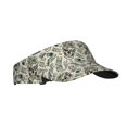 thumbnail image 2 of Daiia Skull with Cash Pattern Sport Sun Visor Hats Visor Cap Adjustable Empty Top Baseball Cap Cotton Ball Caps for Women and Men, 2 of 8