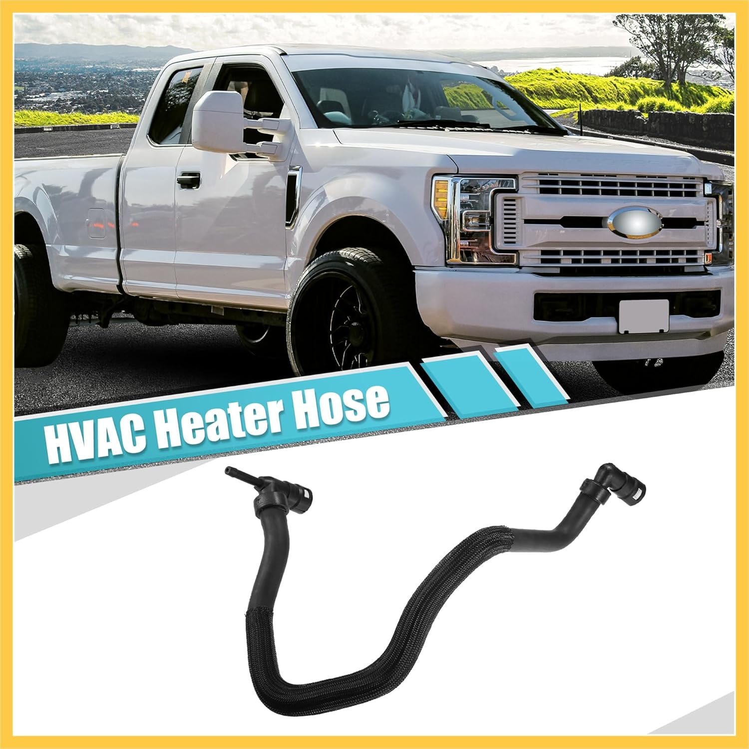 HVAC Heater Hose Assembly for Ford F-250 F-350 F-450 F-550 Super Duty 2011-2014 6.7L Heater Water Hose Heater Return Hose Heater Core Outlet Hose BC3Z18472E Auto Replacement Parts