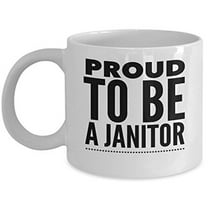 Custodian 11 oz Coffee Mug - Proud To Be A White Ceramic Gift