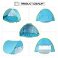 thumbnail image 7 of Baby Beach Tent with Pool,2021 Upgrade Easy Fold Up & Pop Up Unique Ocean World Baby Tent,50+ UPF UV Protection Outdoor Tent for Aged 3-48 Months Baby Kids Parks Beach Shade (Blue), 7 of 7