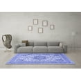 thumbnail image 3 of Ahgly Company Indoor Rectangle Medallion Blue Traditional Area Rugs, 8' x 12', 3 of 4