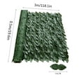 thumbnail image 2 of Rollo de cribado de hojas artificiales reducción de ruido pantalla de valla de hiedra artificial protección de fácil instalación para pared de boda ANGGREK Otros, 2 of 7