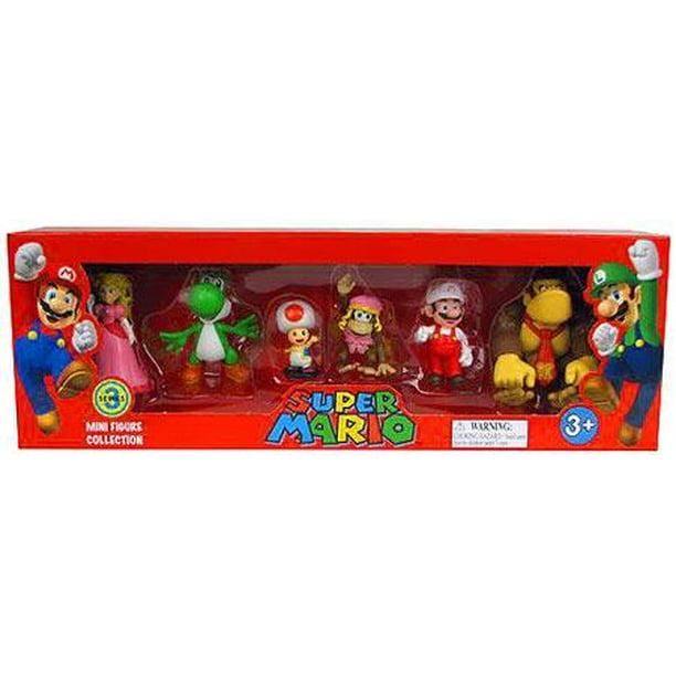 Super Mario Series 2 Mini Figure 6-Pack, Complete Set - Walmart.com ...