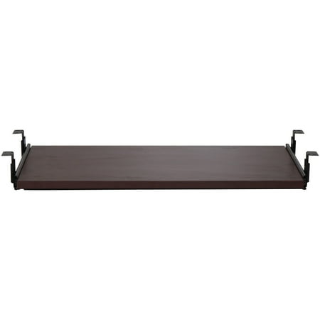 Lorell Mahogany Laminate Keyboard Tray - 25.6 Width X 15.1 Depth - Mahogany - 1