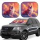 thumbnail image 1 of Fotbe Sunset Cloud Corgi Juego de 2 Piezas de Parasoles para Parabrisas | Bloqueador Solar para Auto | Accesorios Plegables para Protección Solar Interior-Small, 1 of 6
