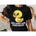 thumbnail image 2 of Funny Just a Boy Who Loves Ducks Bird Birthday Gift for Boys T-Shirt Cute Rubber Duck Lover Birthday Holiday Present Men Women Kids Tshirt, 2 of 10