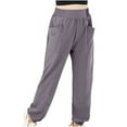 thumbnail image 1 of Jgppe Womens Quick Dry Pants Comfy Hiking Pants Plus Size Sun Protection Baggy Golf Pants with Pockets, 1 of 4