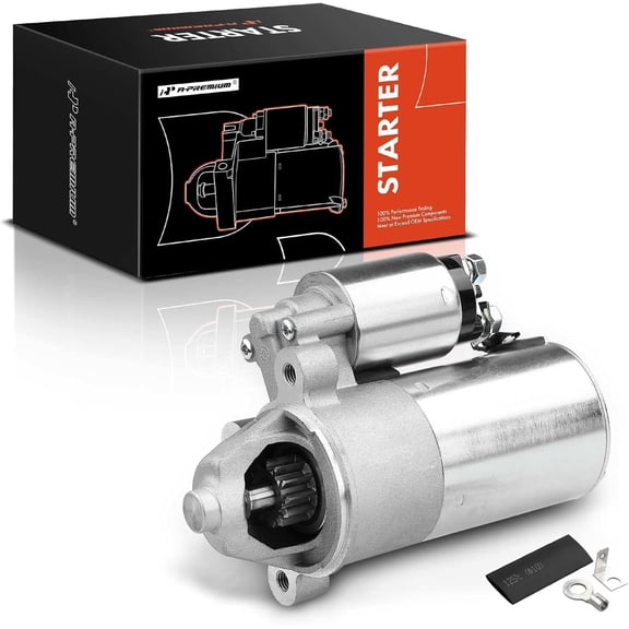 A-Premium Starter Motor Compatible with Ford Taurus 2000-2007 & Mercury Sable 2000-2004, V6 3.0L, 12V 1.5KW 12 Teeth Clockwise, Replace# YF1U-11000-AA, YF1Z-11002-AA, 112604