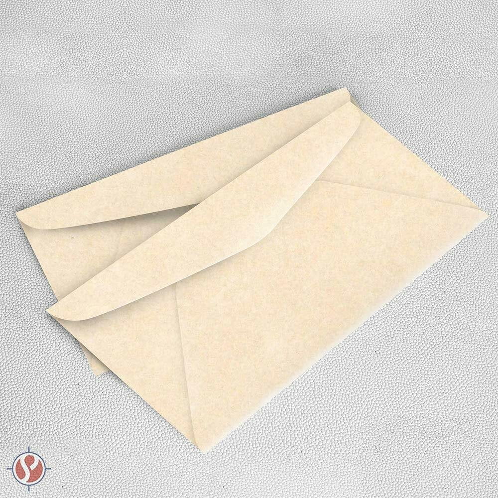 Premium Parchment #10 Business Envelopes - for Invitations, Greetings, Holiday, Office, Invoices, Letters, Mailings| 4 1/8 x 9 1/2 Inches | 500 Per Pack (Natural)
