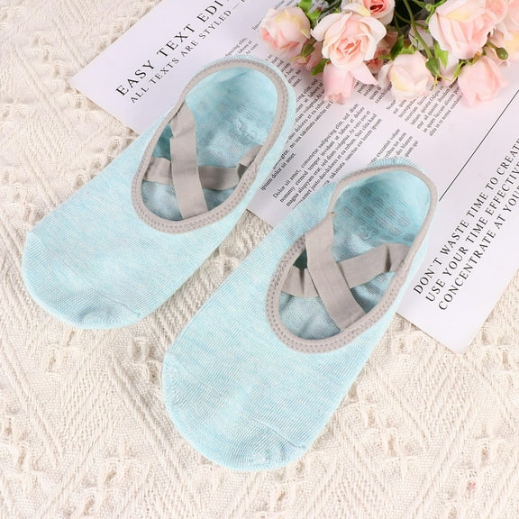 Raindrops Gripper Socks for Women 1 Pair Socks Nonslip Design