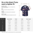 thumbnail image 7 of Sigee Floral Hippie Mushrooms Print Men's Shirts Casual Button Down Short Sleeve Summer Beach Shirt Hawaiian Vacation Shirts Tee Shirt-4X-Large, 7 of 7