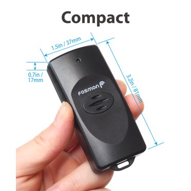 Fosmon WavePoint Wireless Remote Control Outlet Kit | ETL Listed On/Off Wall Switch | 15A, 1875W, 125V AC | 1 Pack