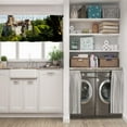 thumbnail image 3 of LALILO Kitchen Curtain Valance Castle Castle Castle Ancient Rod Pocket Window Curtain 52"x 18" Set of 2, 3 of 7