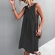 thumbnail image 4 of Vestido Casual Sin Mangas De Verano, Vestido Sin Mangas De Verano Para Mujer Cómodo Cuello Redondo Elegante Para Ir De Compras OTVIAP Negro M, 4 of 6