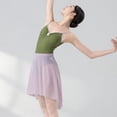thumbnail image 4 of Solid Color Dance Skirt for Women Breathable Wrap Skirt Elegant Ballet Skirt, 4 of 15
