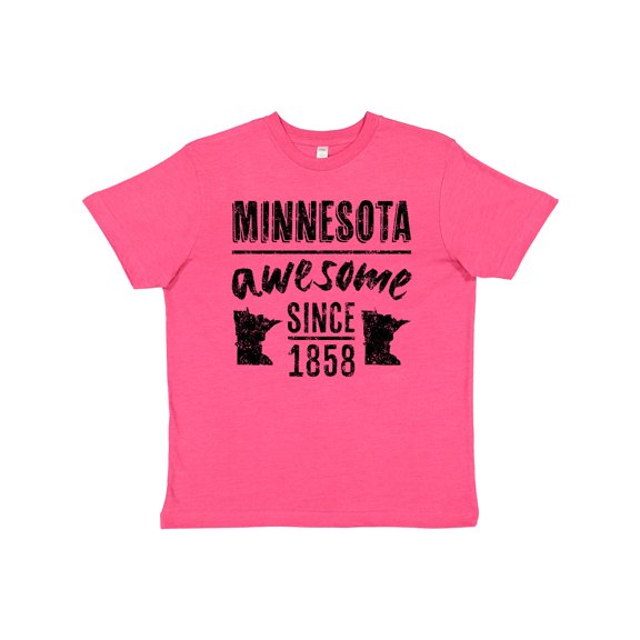 Inktastic Minnesota Awesome Since 1858 Youth T-Shirt
