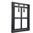 thumbnail image 1 of Puerta batiente para perros y gatos, puerta para mascotas, puerta para gatos, puerta para mascotas con cierre automático para mosquitera, marco de puerta, 1 of 5