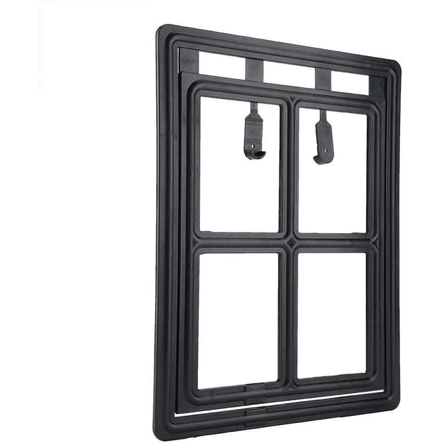 Puerta batiente para perros y gatos, puerta para mascotas, puerta para gatos, puerta para mascotas con cierre automático para mosquitera, marco de puerta