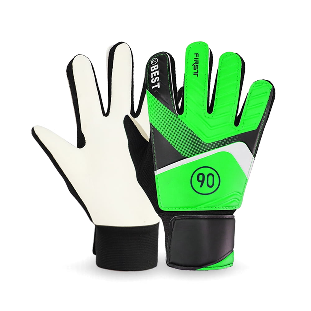Kid's Goalkeeper Gloves Finger Protection Latex Soccer Goalie Gloves