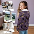 thumbnail image 6 of Xixirimido Halloween Witch Moon Stars Printed Girls Boys Zip-Up Hoodies Kids Fall Winter Warm Sweatshirt Jacket with Pocket Youth Long Sleeve Pullover Top Teen Outfits, 6-8 Years, 6 of 7
