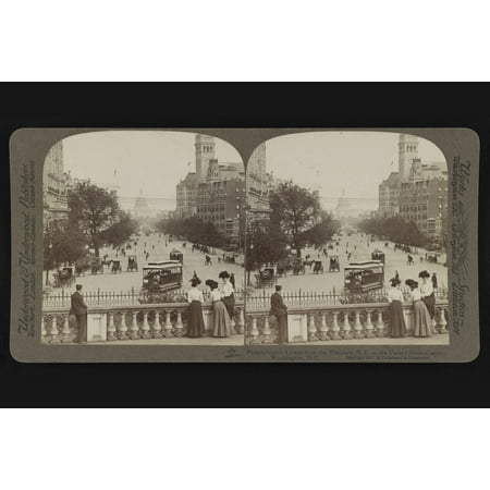 Print: Pennsylvania Avenue From The Treasury, N.E. To The United States