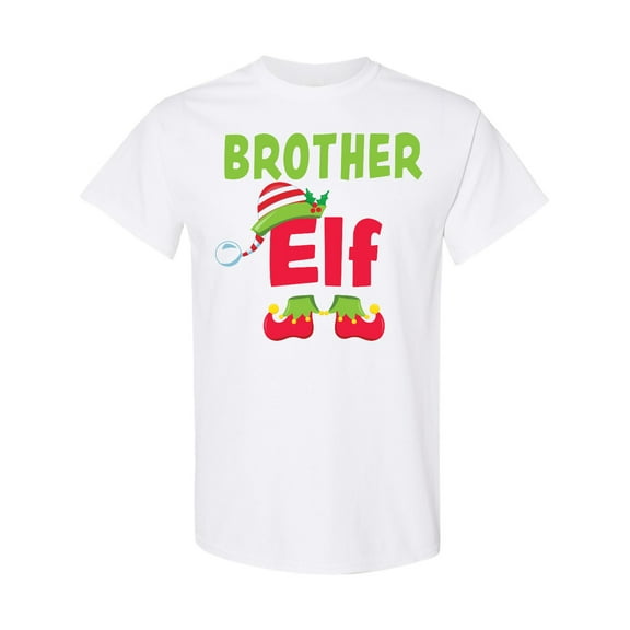Inktastic Christmas Brother Elf T-Shirt