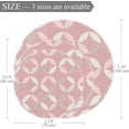 thumbnail image 2 of Abstract Seamless Round Soft Area Rugs 2.6ft Anti-Slip Cute Circle Carpet for Teen Girls Room, Circular Rug for Nursery Room, Dorm, Cute Room Decor for Baby, 2 of 7
