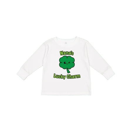 

Inktastic Nana s Lucky Charm Gift Toddler Boy or Toddler Girl Long Sleeve T-Shirt
