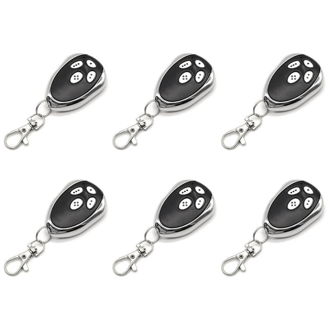 6X Compatible Alutech AT-4 AR-1-500 an-Motors ASG1000 Control Remoto 433,92 MHz CóDigo Rodante Abridor de Puerta de Garaje de 4 Canales